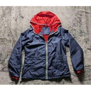 U.S. Polo Assn. Full Zip Windbreaker Women's Size Small Blue